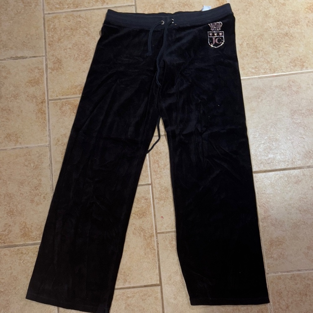 Juicy Couture Black Sweatpants Luxurious Joggers